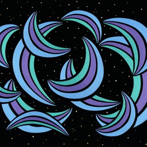 Dancing Moons Painting 72 DPI